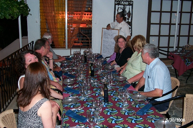 Brandywine--the dinner table 